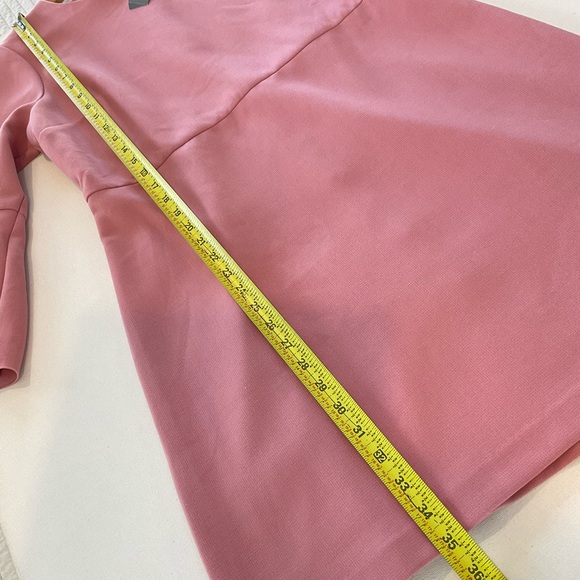 NWT Ann Taylor Women’s 12 Petite Long Bell Sleeve Flare Dress Pink Sea Shell - Picture 16 of 16